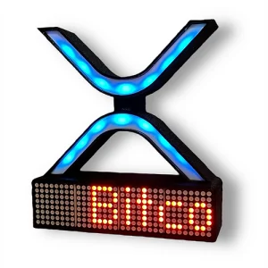 XRP Crypto Coin Price Ticker Display